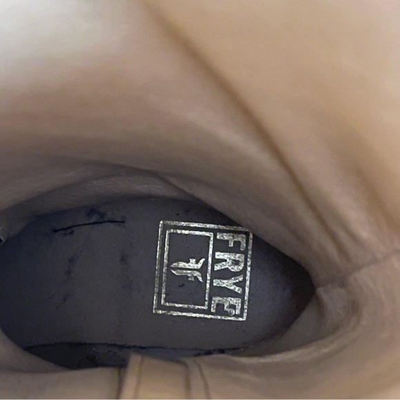 FRYE Jayden Button Tall Riding Boots Brown Leather Women's Size 8.5B - Picture 9 of 13